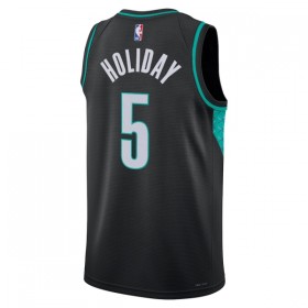 NBA Mænd Trøje Portland Trail Blazers Jrue Holiday 2025-26 Nike City Edition Sort Swingman